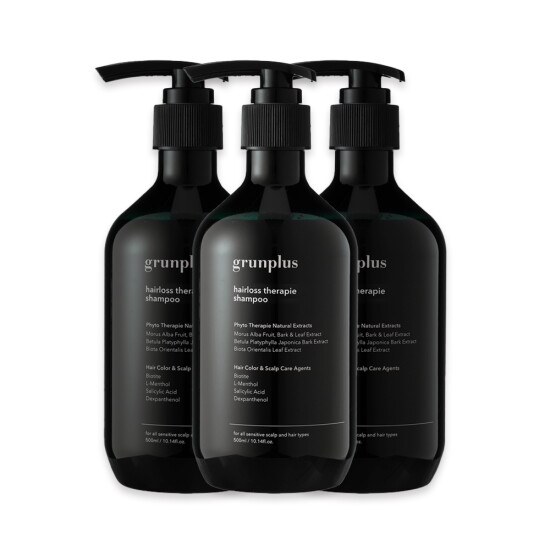 [그룬플러스]테라피 샴푸 500ml 3개