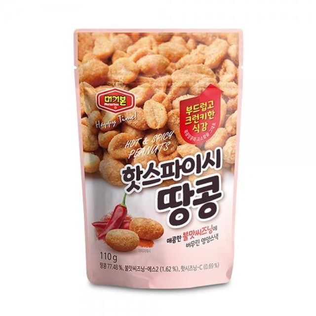 MBRF협력 오너클랜 핫스파이시 땅콩 110g 마른안주 머거본 맥주안주 간단