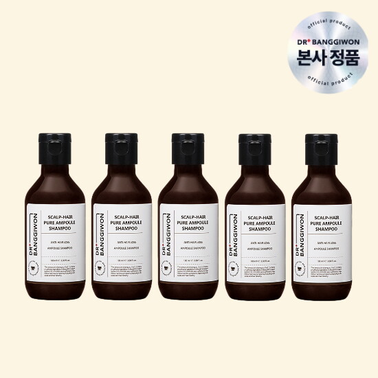[닥터방기원]닥터방기원모두맑음 볼륨 탈모샴푸 100mlx5개 (총500ml)/휴대가능