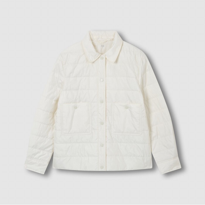 자주 [JAJU/자주] 여 라이트 패딩 카라 자켓_아이보리