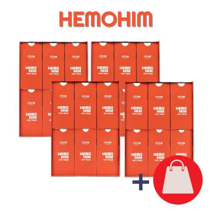 콜마비앤에이치 셀러허브 식품 애터미 헤모힘 해모임 60포 4박스 (겉박스 없음) + 쇼핑백 제공