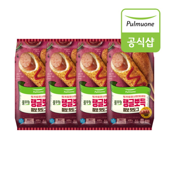 [풀무원]탱글뽀득 점보핫도그 x 16개(4개입 x 4봉)
