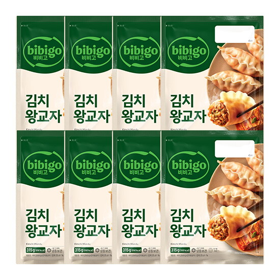 [비비고][CJ제일제당] 김치왕교자315g X 8개