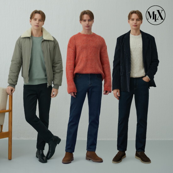 [믹스맥코이]믹스맥코이 24FW 남성 스트레이트핏 본딩데님 3종 