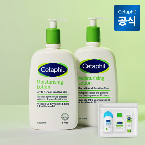 세타필 세타필 모이스춰라이징 로션 591ml 2개+여행용 미니 3개