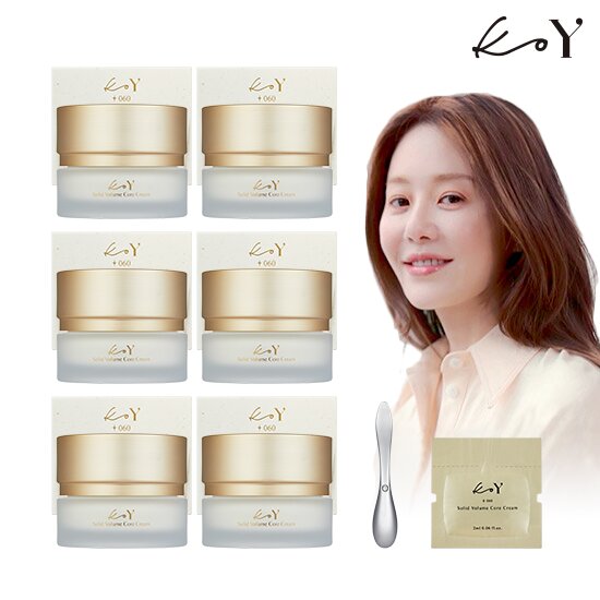 [고현정의 KoY] 매니아 구성 단백질 코어 크림 (크림50ml*6, 쥬얼 마사지볼)