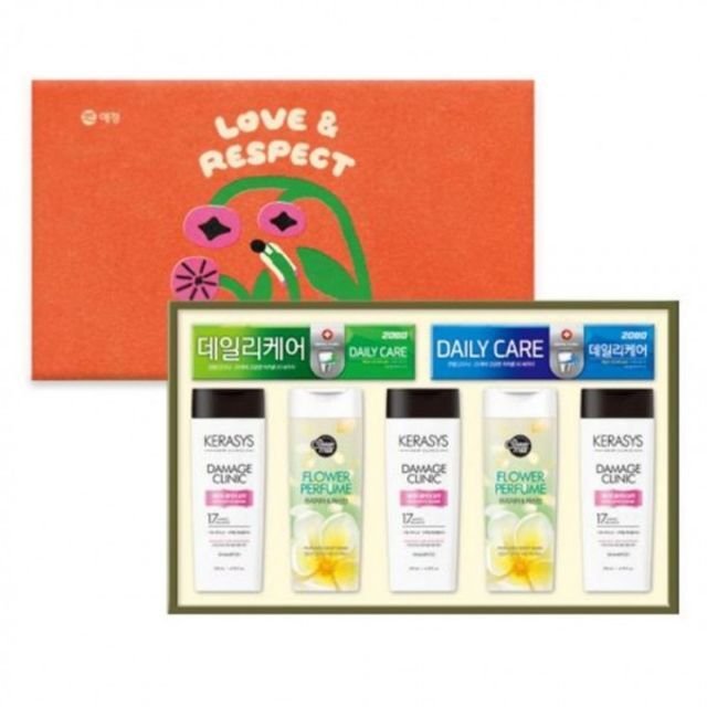(주)아이템위너 오너클랜 사랑12호 인기 애경 품격 선물세트 7종 헤어 바디케어