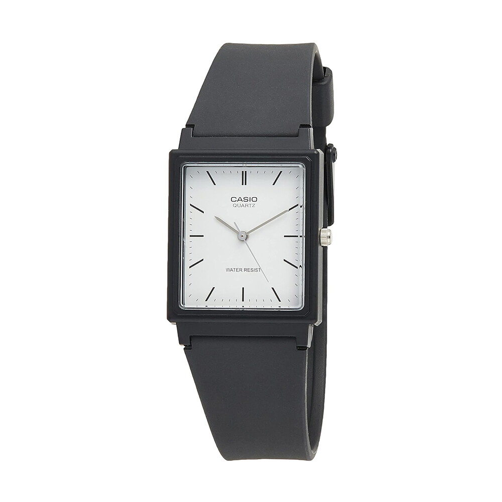 카시오 카시오 블랙 화이트 남성 남자 레진시계 MQ-27-7E