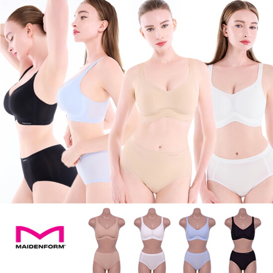 [메이든폼]메이든폼 MAIDENFORM 쿨링 리프팅 브라팬티4세트