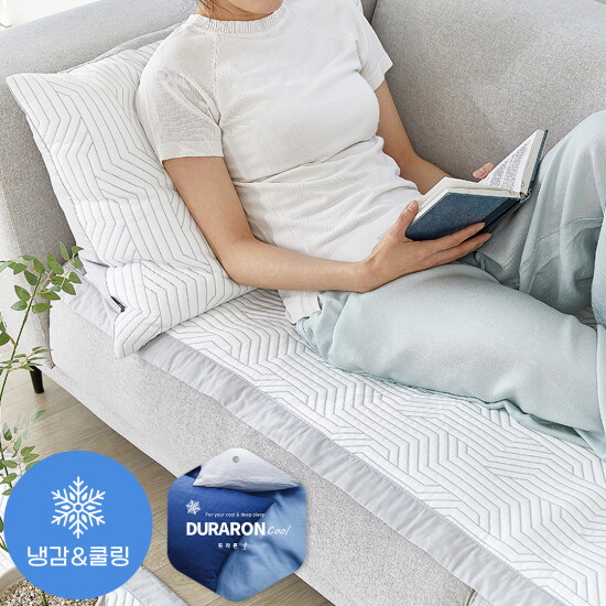[파르페by알레르망]쿨 듀라론 냉감 3중직 방석 (솜포함)