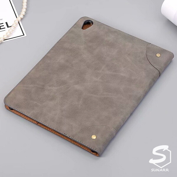 수나르 아이패드 프로2세대 10.5인치 A1701 A1709 A1852 레트로 가죽 태블릿 케이스