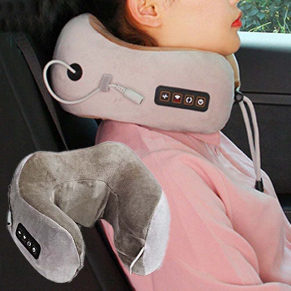 지오벤처스 4헤드 마사지볼 목쿠션 진동마사지기 RZH4 목마사지