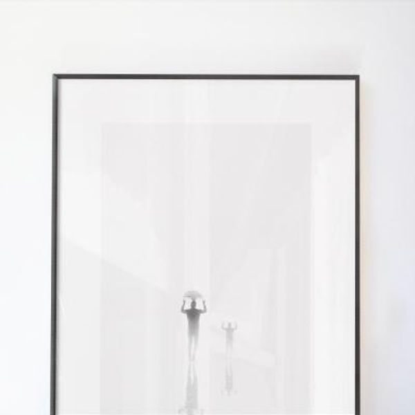 녹스디자인 교보문고 헬로우아티스트 미니멀리즘 블랙앤화이트 실루엣 대형액자 MBW107-60x80