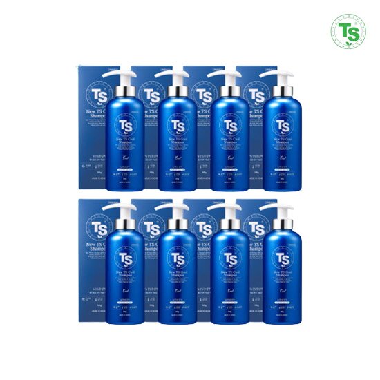 [TS NEW쿨샴푸/매니아구성] 뉴TS쿨샴푸 500g x 8 +[무료체험] 뉴TS쿨샴푸 6g x 8