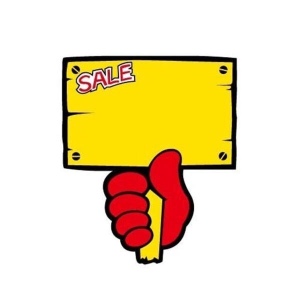 주식회사 브이와이 브이와이 [하프클럽/브이와이]세모네모 POP카드 부품 PC9033푯말손SALE(1개)