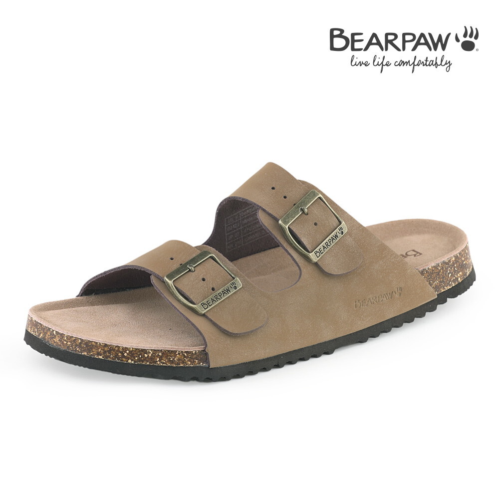 상세참조 베어파우 남성 슬리퍼 여름 브라운 샌들 CAMELO K1873042OB-M 2.5CM