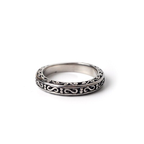 스칼렛또블랙 기타브랜드 스칼렛또블랙 SCB107 [써지컬스틸] Thin anthique pattern ring 1648978 m1037_455298