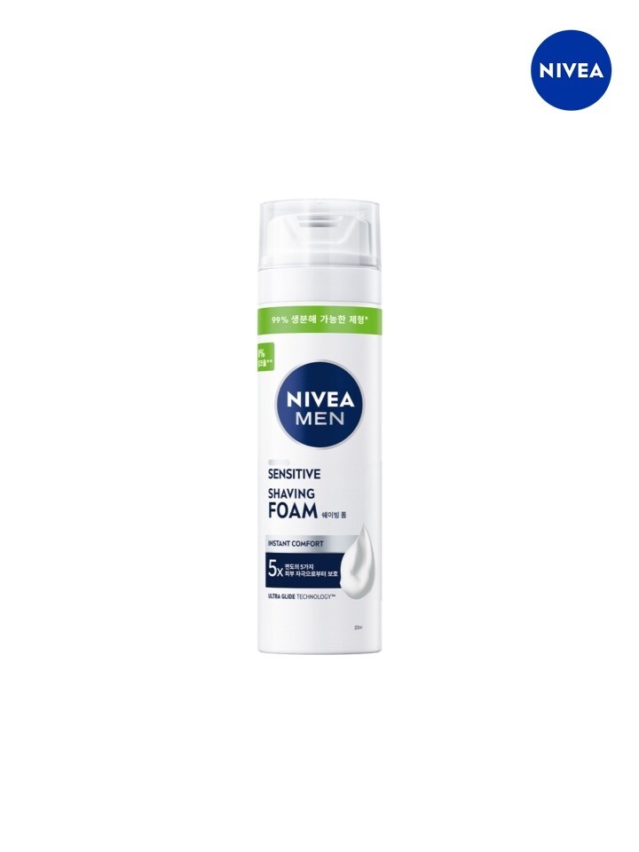 니베아 [니베아]니베아 맨 센서티브 쉐이빙 폼 200ml 1개