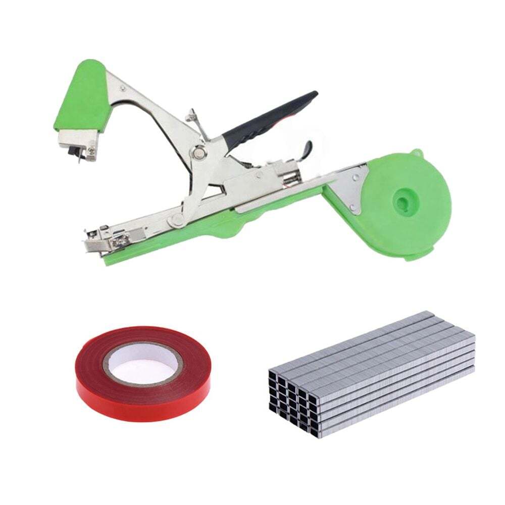 오너클랜 원예 가지집게 고정기 고추결속기 스테이플러 세트