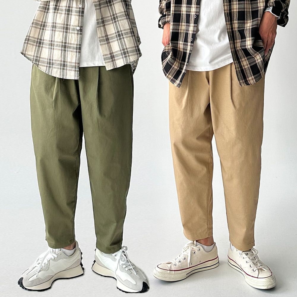 예스와이 예스와이 / 핀턱 벌룬팬츠 남자통바지 통큰바지 배정남바지