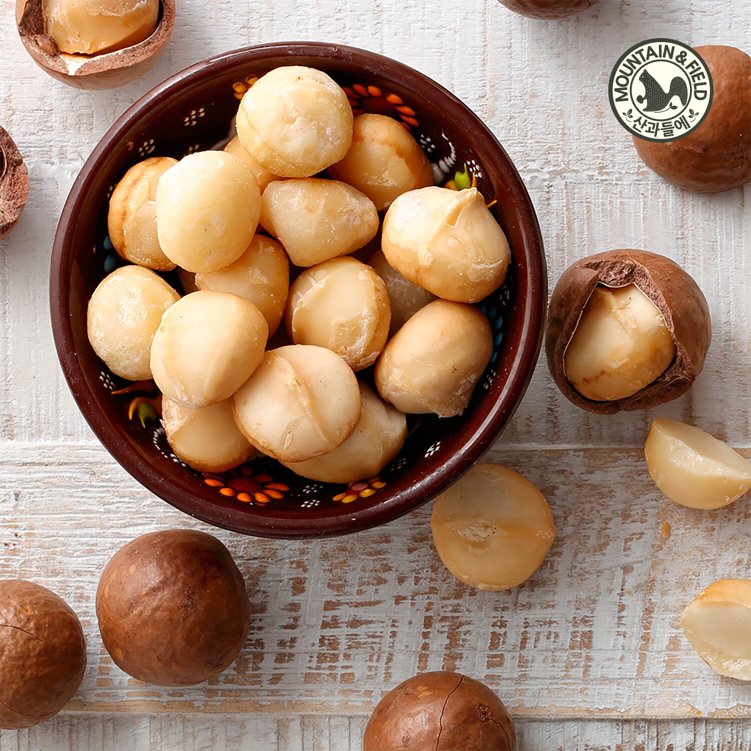 산과들에(식품) 부드러운 25년산 마카다미아 500g (고급견과류)