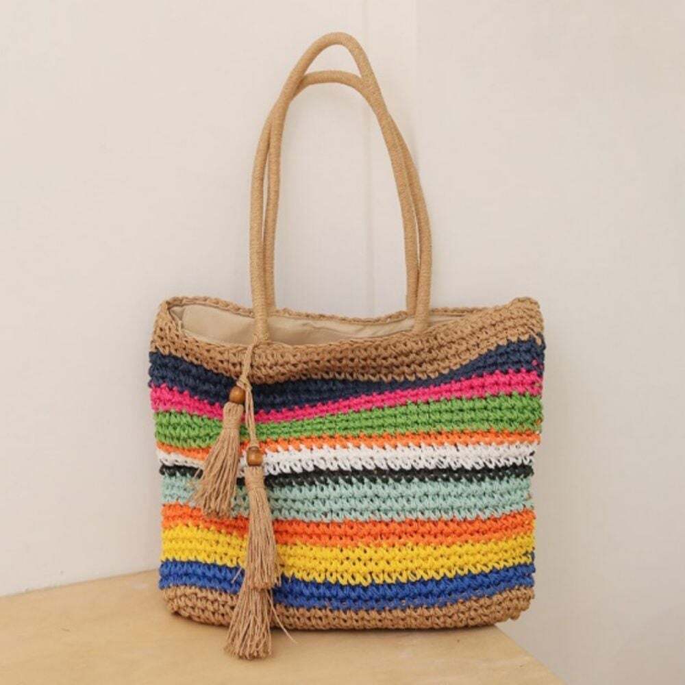 지오벤처스 토트백 출근백 왕골 가성비 비치 데일리백 가방