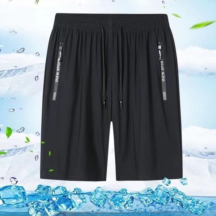 상세페이지 참조 셀러허브 남성 포켓지퍼아이스신축반바지 트레이닝팬츠 밴딩 컴포트