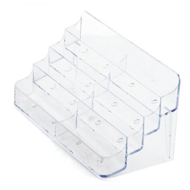 에이치플러스몰 명함꽂이 명함케이스 스탠드형 거치대 투명 박람회