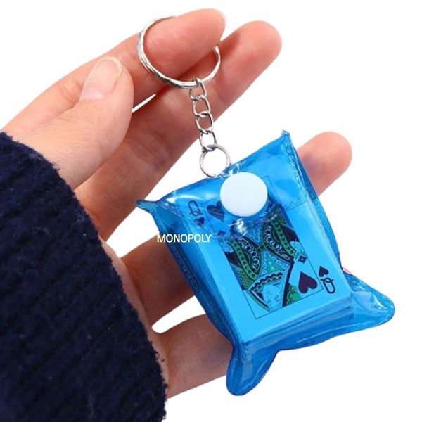 에이치플러스몰 에이치플러스몰 [하프클럽/에이치플러스몰]포커 카드 열쇠고리 키홀더 홀덤 휴대용 세븐 원 칩