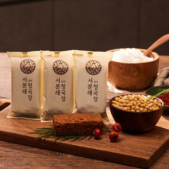 서분례 명인 청국장 총 24팩(기본청국장 110g*12팩 + 매운청국장 110g*12팩)