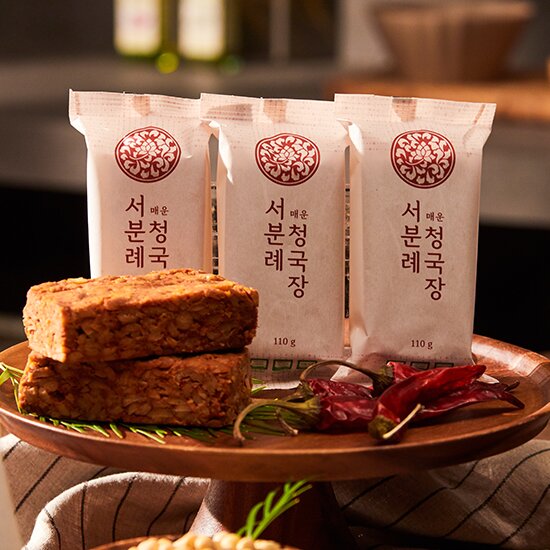 서분례 명인 청국장 총 24팩(기본청국장 110g*12팩 + 매운청국장 110g*12팩)