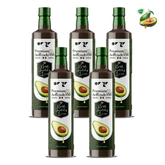 [아보아칸]엑스트라버진 아보카도오일 250ml*5병(에어캡포장)
