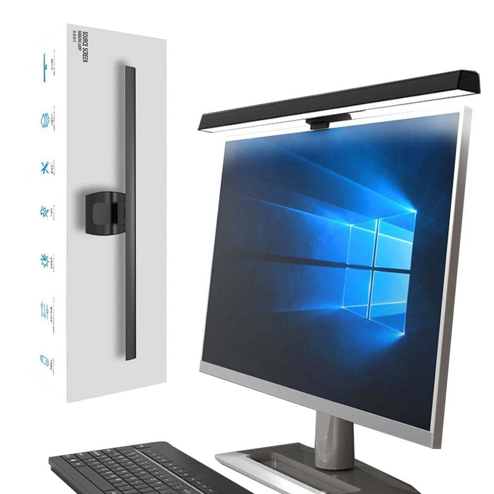 지오벤처스 모니터램프 LED조명 30S블랙 50cm 와이드 스크린바