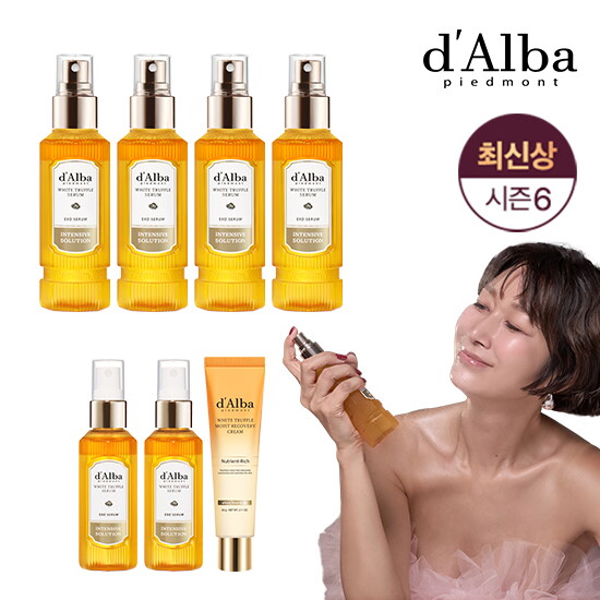 [달바(화장품)]달바 최신상 화이트트러플 엑소 세럼 6통+리커버리크림