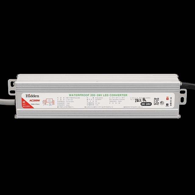 지오벤처스 (주)송풍조명 라인 슬림 LED 안정기 안정기 200W DC 24V