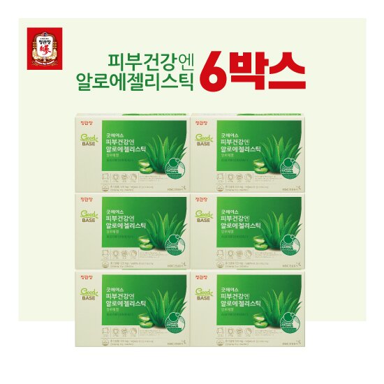 [6박스] 피부건강엔 알로에 젤리스틱 5박스 + 1박스