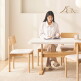 [삼익가구]★롯데단독특가★ 삼익가구 누와 세라믹 리빙다이닝 6인용 원목 1800 식탁세트(의자6)