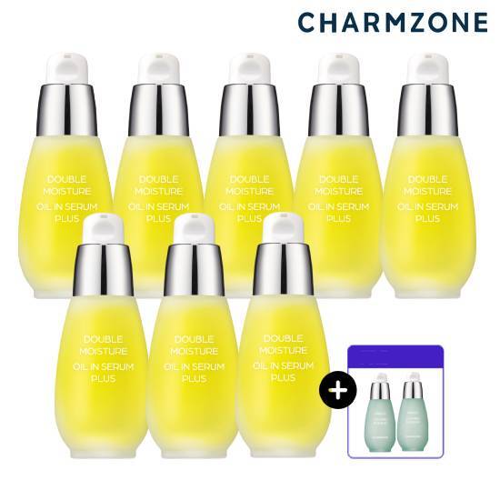 [참존][참존x롯데] 더블 모이스처 오일 인 세럼 30ml 8개+진정세럼 2개 추가증정