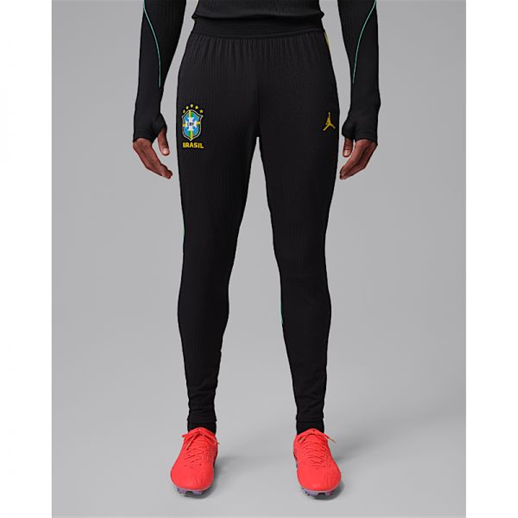 나이키 나이키 나이키 브라질 스트라이크 엘리트 남성 조던 드라이 핏 ADV 축구 니트 팬츠 - 블랙옐로우 펄스라이트 멘타인프라레드 23 IQ3301-010 400159