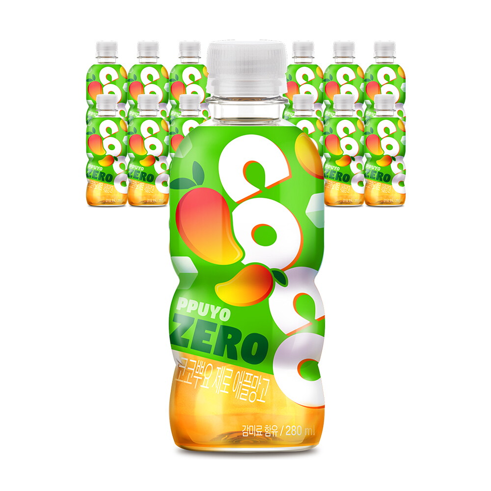 팔도 팔도 팔도 코코뿌요 제로 애플망고 280ml 12입 / 나타드코코 음료