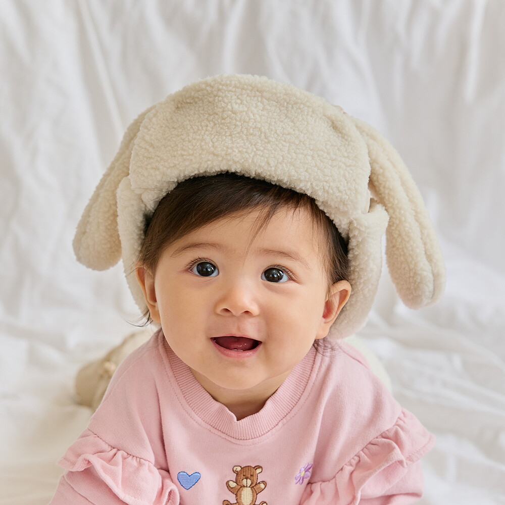 리틀맘 [리틀맘]아동 겨울 방한 강아지 패딩 군밤모자 목도리 귀도리모자