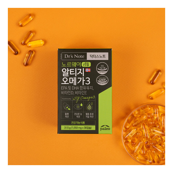 [SALE] 팔레오 닥터스노트 노르웨이 알티지 오메가3 12박스