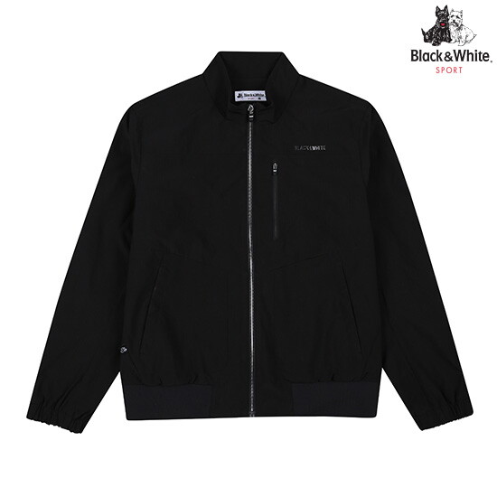 마스터스통상㈜ 블랙엔화이트 남성 립 나일론 안감 자켓 1106GAWN_BLACK