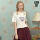 [안나수이]안나수이(ANNA SUI) 하트랜드 코튼 모달 티블라우스 1종