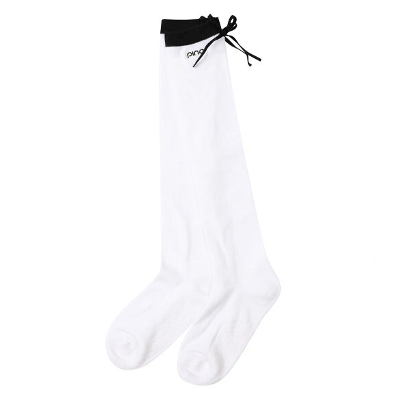 상세페이지 참조 핑 [핑]여성 베이직  리본 니삭스 양말  121E3SC055_WH