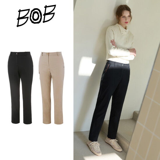 [메종비오비(BOB)]BOB 여성 26SS 코튼 블랜디드 팬츠 2종