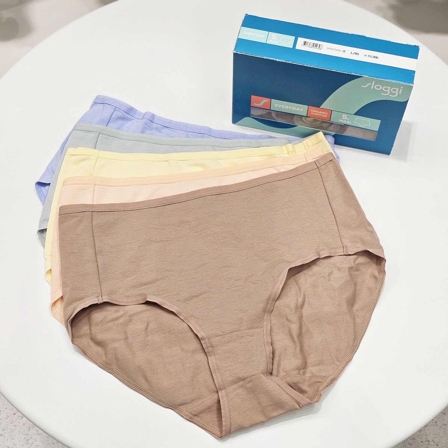 Triumph [AK수원점] [트라이엄프] 슬로기 맥시 오가닉 면 팬티 5매입 SBCSC76939 I7