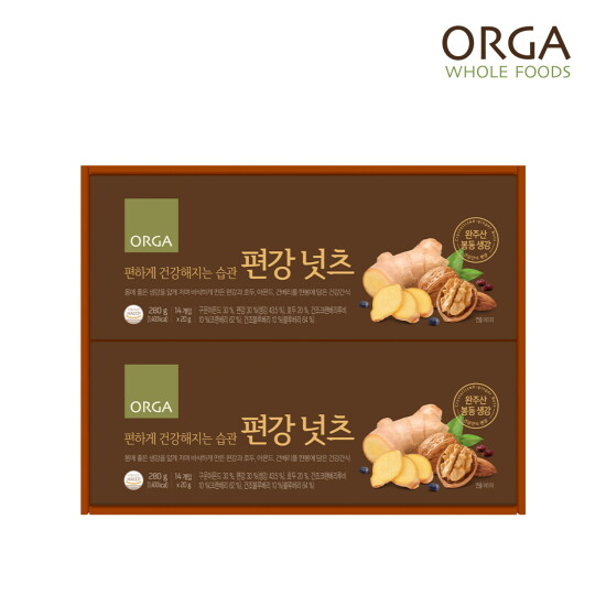 [올가]편강넛츠 선물세트(280g x 2박스)