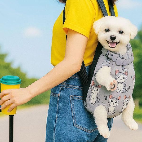 셀러허브(하프클럽) [하프클럽/셀러허브_유니섹스]반려동물소형백팩 강아지 고양이 앞팩