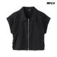 [BNX]카라넥 사이드 셔링 투웨이 집업 여성 베스트 (BW1VT007L0)